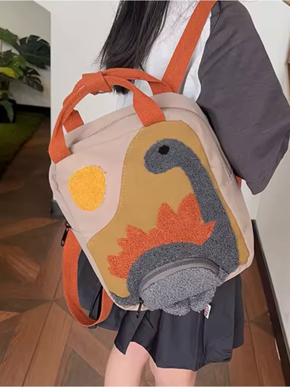 Kids Dinosaur Mini Backpack 3D Stegosaurus Toddler School Bag